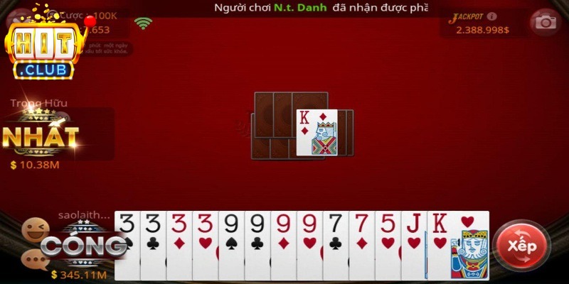 Hướng dẫn đánh bài tiến lên miền nam HitClub từ a-z