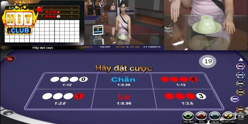 Luật chơi xóc đĩa Hitclub đơn giản